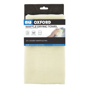 Oxford Motorcycle Waffle Drying Towel Yellow 80 x 40cm (OX239)