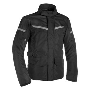 Oxford Spartan Long Motorcycle Jacket Black 1