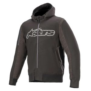 Alpinestars Rhod Wind Stopper Motorcycle Hoodie – Melange/Black Alpinestars Rhod Windstopper Motorcycle Hoodie Melange 1