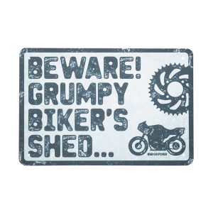 Oxford Beware Motorcycle Garage Sign OX384 1