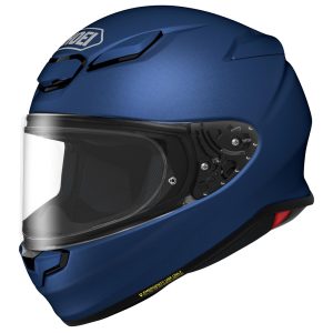 Shoei NXR2 Plain Motorcycle Helmet – Matt Blue Shoei NXR2 Plain Motorcycle Helmet Matt Blue 1