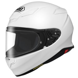 Shoei NXR2 Plain Motorcycle Helmet White 1