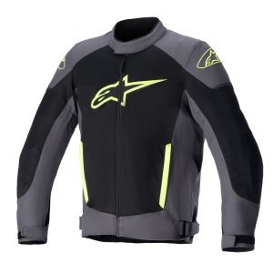 Alpinestars T-SP X Superair Motorcycle Jacket – Grey/Black/Yellow Alpinestars T-SP X Superair Motorcycle Jacket Grey 1