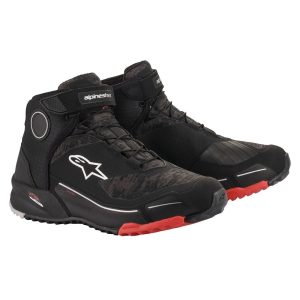 Alpinestars CR-X Drystar Motorcycle Boots Black Camo Red 1