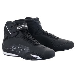 Alpinestars Sektor Motorcycle Boots – Black/White Alpinestars Sektor Motorcycle Boots Black White 1