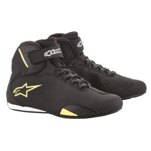 Alpinestars Sektor Motorcycle Boots – Black/Fluo Alpinestars Sektor Motorcycle Boots Fluo 1