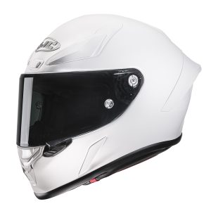 HJC RPHA 1 Plain Motorcycle Helmet White 1