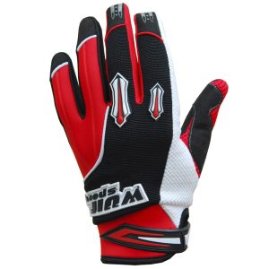 Wulfsport Cub Stratos Kids Motorcycle Gloves – Red Wulfsport Cub Stratos Motocross Gloves Red