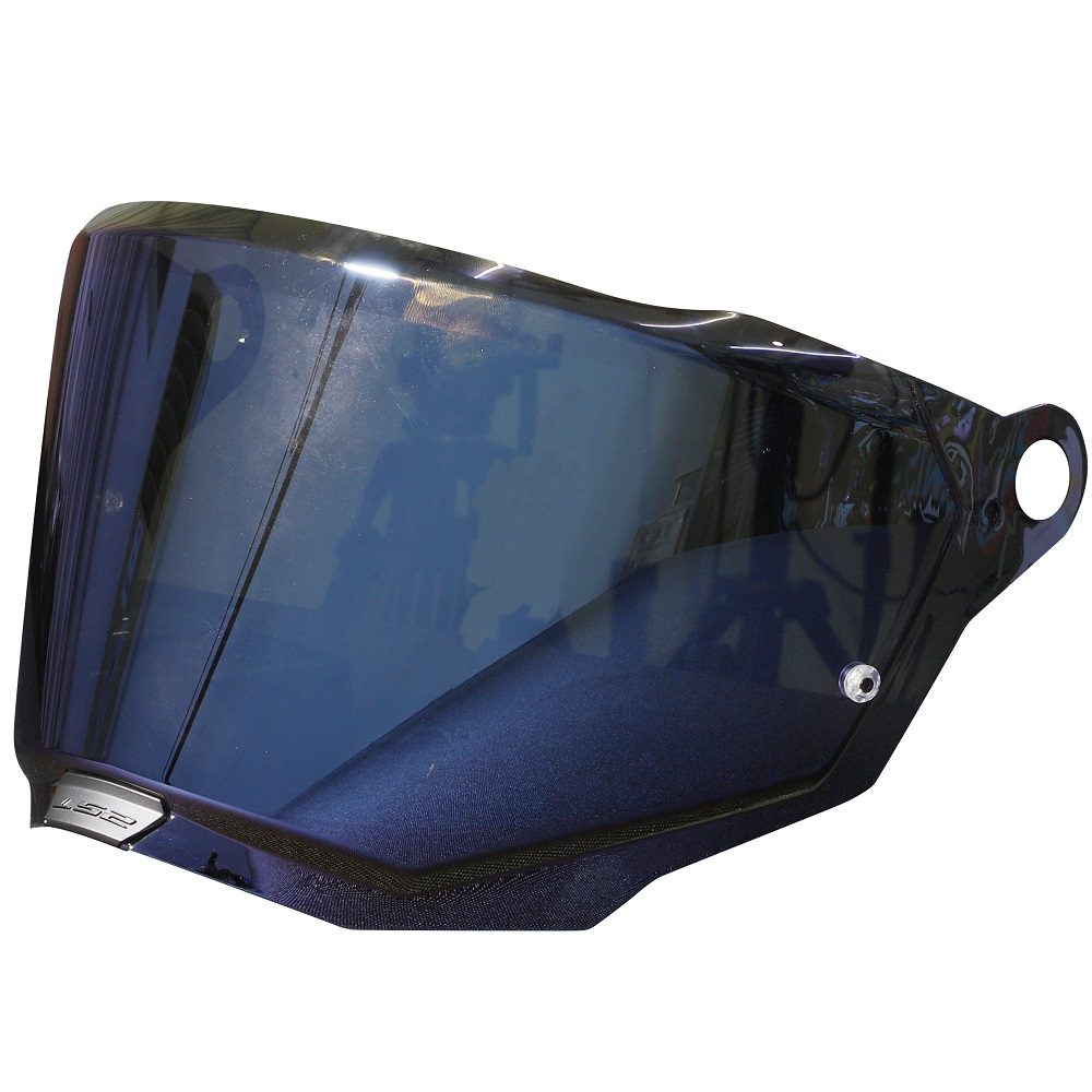 LS2 MX701 Explorer Motorcycle Helmet Visor Iridium Blue 1