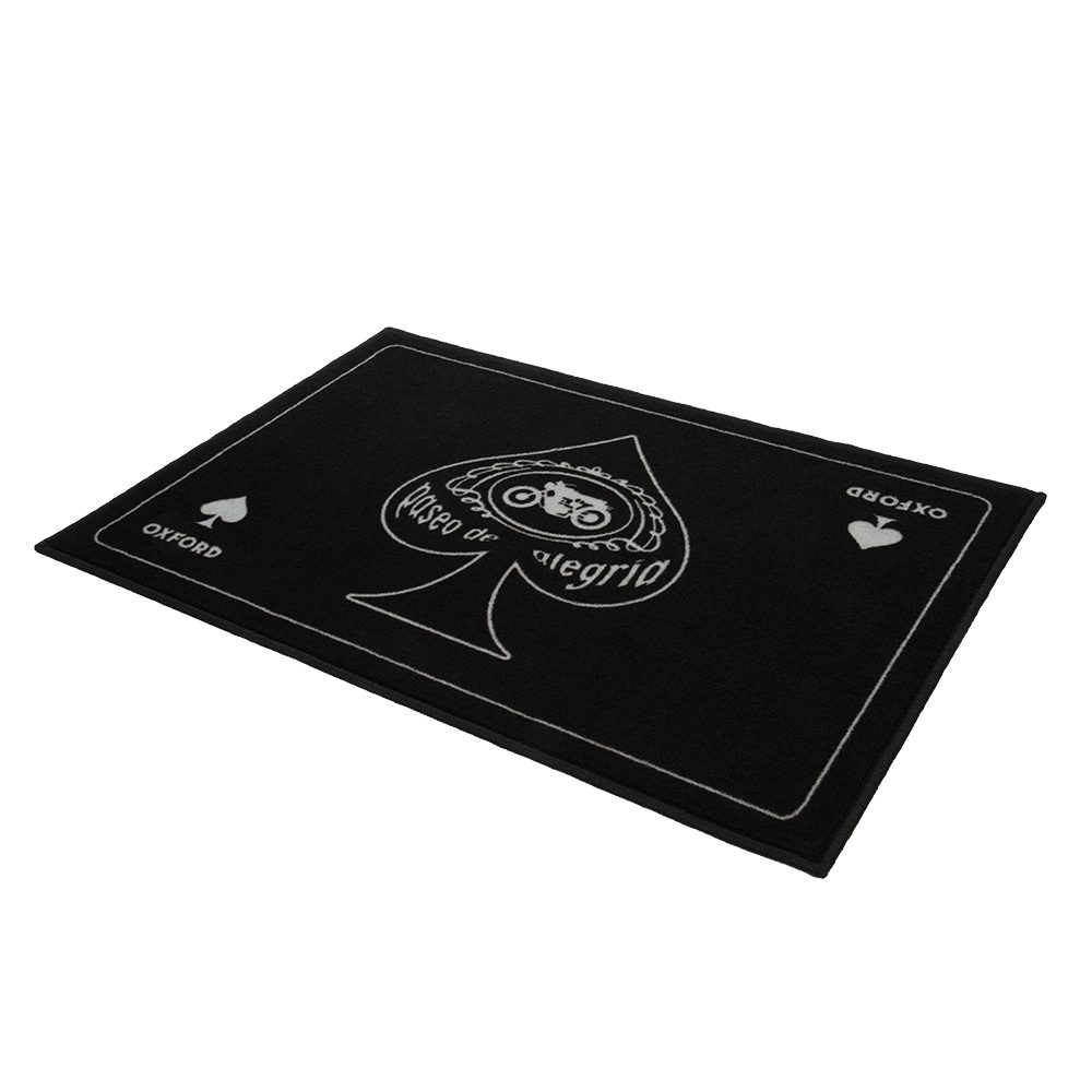 Oxford Scrambler Motorcycle Garage Door Mat OX937 1