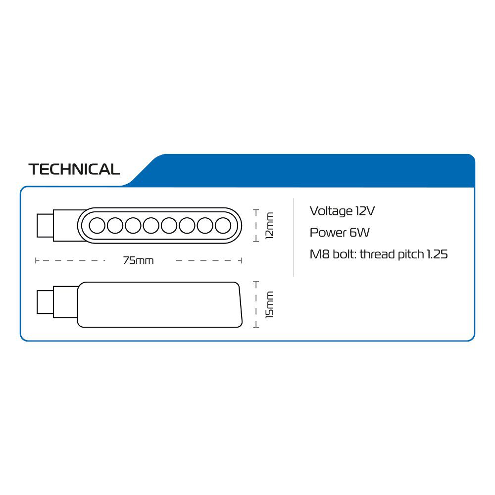 Oxford Nightfighter Sequential LED Motorcycle Indicators EL363 10