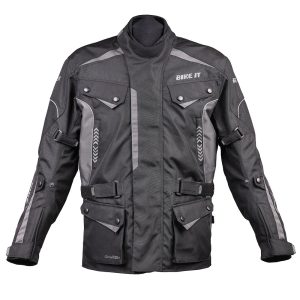 Bike It Burhou Jacket – Black Bike It Burhou Motorcycle Jacket Black 1