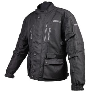 Bike It Triple Black Motorcycle Jacket 3
