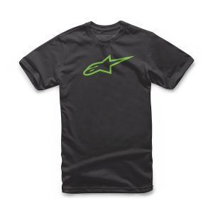 Alpinestars Ageless Classic Tee Black Green 1