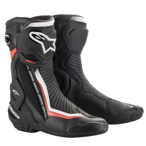 Alpinestars SMX Plus v2 Motorcycle Boots Black Red 1