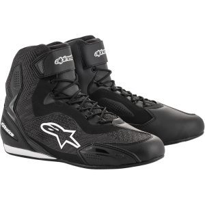 Alpinestars Faster-3 Rideknit Motorcycle Boots Black 1