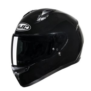 HJC C10 Plain Motorcycle Helmet – Black HJC C10 Plain Motorcycle Helmet Black 1