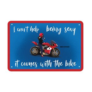 Oxford It Comes With The Bike Motorcycle Garage Sign OX368 1