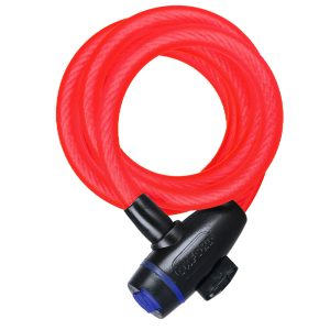 Oxford Motorcycle Cable Lock 12mm Red 1.8M (OF249)