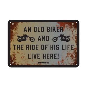 Oxford The Ride Of His Life Motorcycle Garage Sign OX376 1