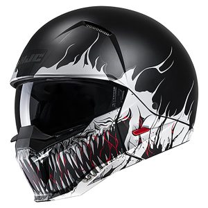 HJC I20 Scraw Motorcycle Helmet – Black HJC I20 Scraw Motorcycle Helmet Black 1