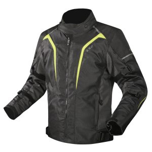 LS2 Sepang Motorcycle Jacket – Black/Yellow LS2 Sepang Mens Motorcycle Jacket Yellow 1