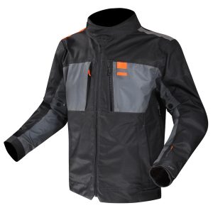 LS2 Titanium Motorcycle Jacket – Blue/Orange LS2 Titanium Motorcycle Jacket Blue Orange 1