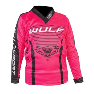 Wulfsport Cub Linear Kids Motocross Jersey Pink 1