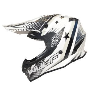 Wulfsport Iconic Motocross Helmet White 1