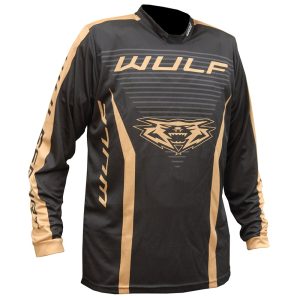 Wulfsport Linear Motocross Jersey Gold 1