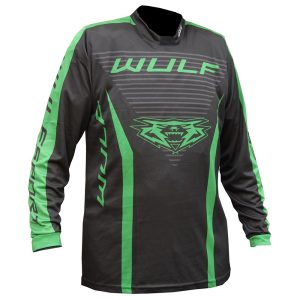 Wulfsport Linear Motocross Jersey Green 1