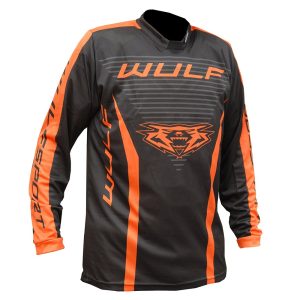 Wulfsport Linear Motocross Jersey Orange 1