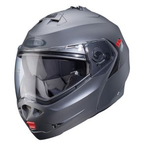 Caberg Duke X Plain Motorcycle Helmet – Matt Gun Caberg Duke X Plain Motorcycle Helmet Matt Grey 1