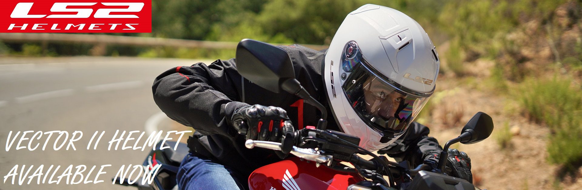 LS2 FF811 Vector II Motorcycle Helmet Web Banner