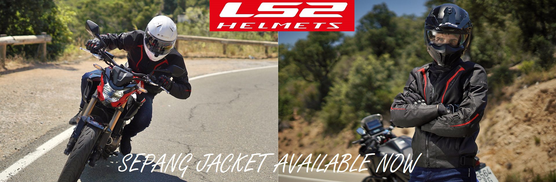 LS2 Sepang Motorcycle Jacket Web Banner
