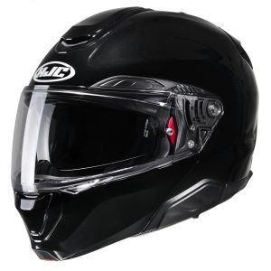 HJC RPHA 91 Plain Motorcycle Helmet Black 1