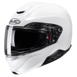 HJC RPHA 91 Plain Motorcycle Helmet – Pearl White HJC RPHA 91 Plain Motorcycle Helmet Pearl White 1