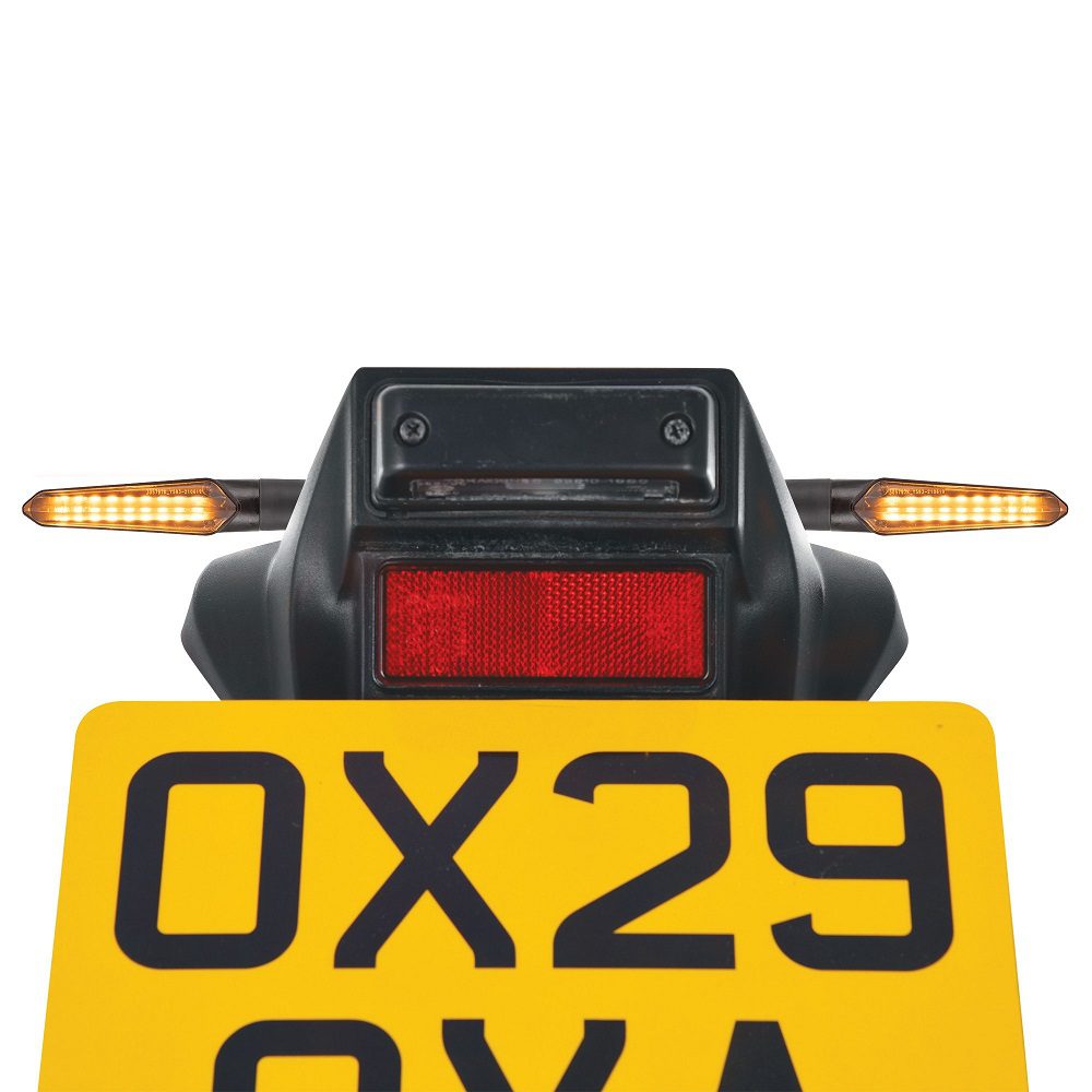 Oxford Dark Hunter Sequential LED Motorcycle Indicators EL366 9