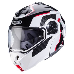 Caberg Duke Evo Move Motorcycle Helmet – Black/White/Red Caberg Duke Evo Move Motorcycle Helmet White 1