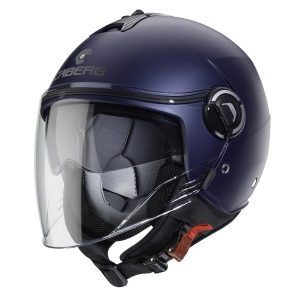 Caberg Riviera V4X Plain Motorcycle Helmet Matt Blue 1