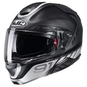 HJC RPHA 91 Rafino Motorbike Helmet Black 1