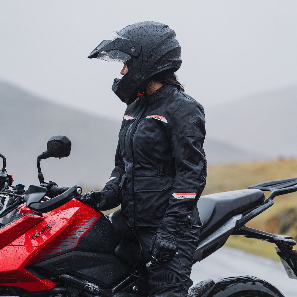 Oxford Mondial 2.0 Ladies Motorcycle Jacket Coral Lifestyle 1