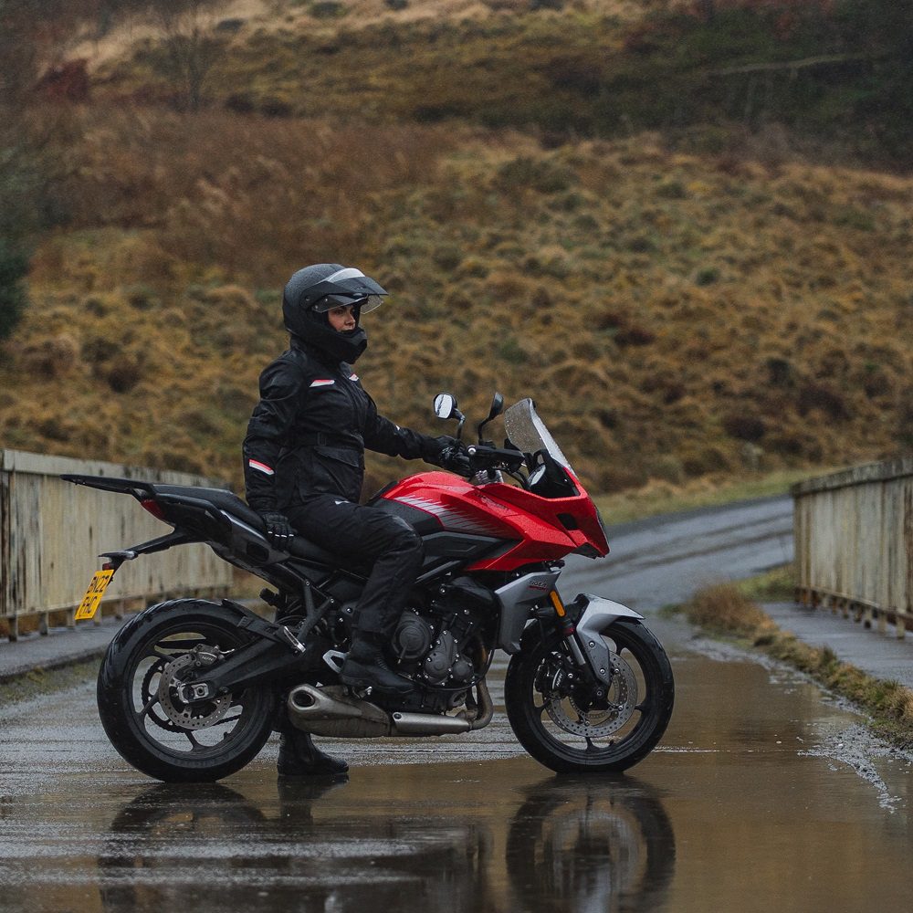 Oxford Mondial 2.0 Ladies Motorcycle Jacket Coral Lifestyle 2