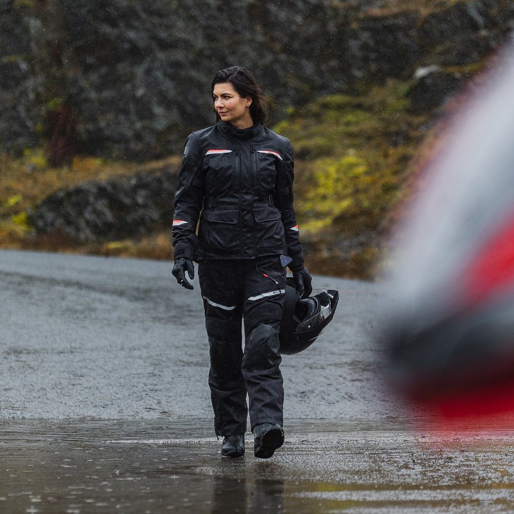 Oxford Mondial 2.0 Ladies Motorcycle Jacket Coral Lifestyle 3