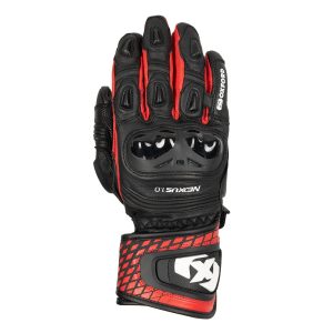 Oxford Nexus 1.0 Motorcycle Gloves Black Red 1