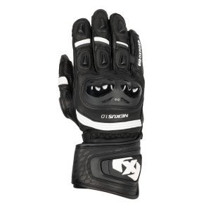 Oxford Nexus 1.0 Motorcycle Gloves Black White 1