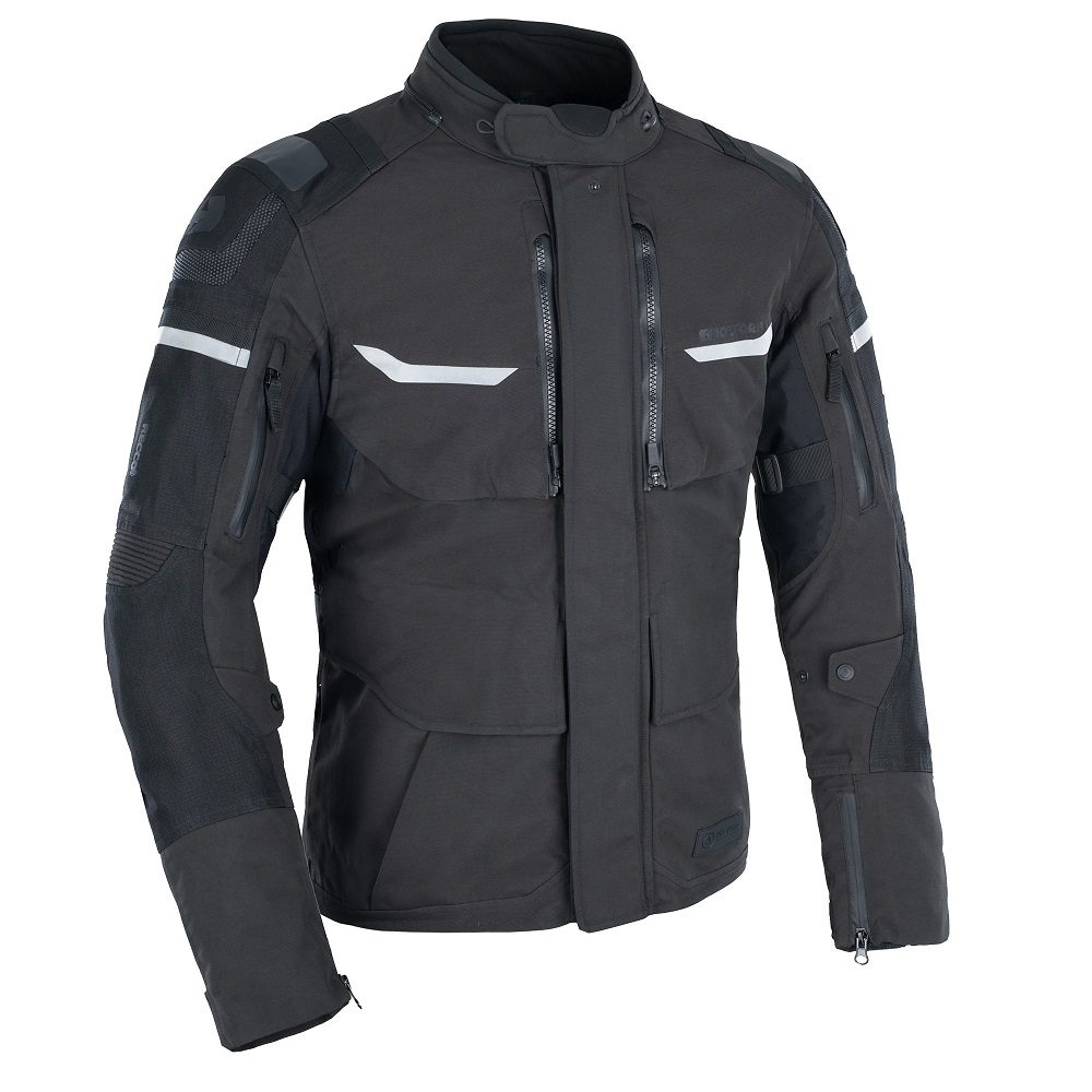 Oxford Stormland TriLaminate Motorcycle Jacket Black 1