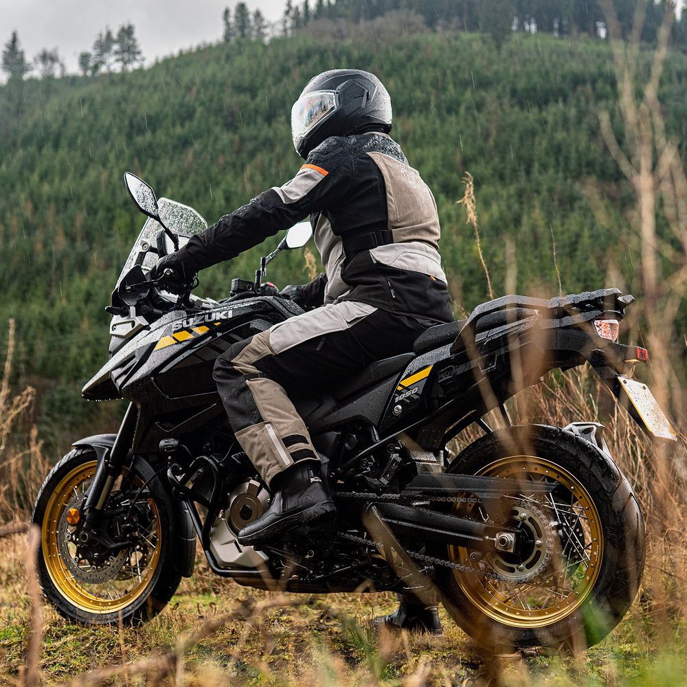 Oxford Stormland TriLaminate Motorcycle Jacket Desert Lifestyle 1