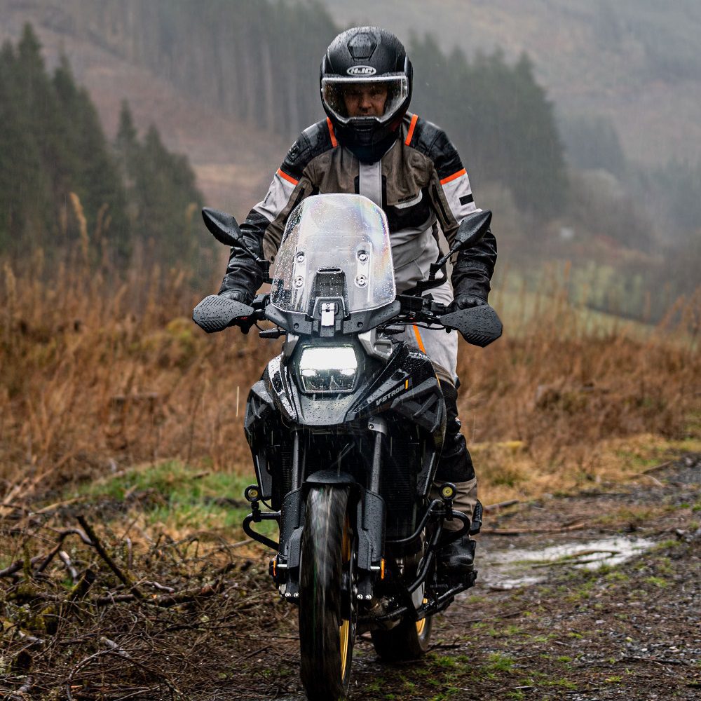 Oxford Stormland TriLaminate Motorcycle Jacket Desert Lifestyle 5