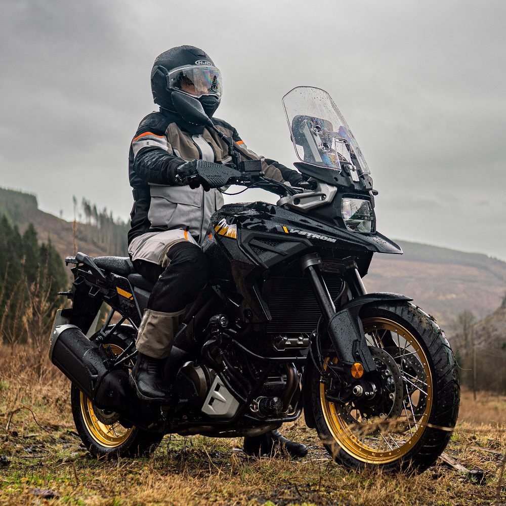 Oxford Stormland TriLaminate Motorcycle Jacket Desert Lifestyle 6